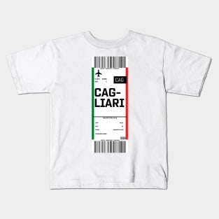 Boarding pass for Cagliari Kids T-Shirt